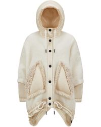 Moncler - Wool-Blend Insulated Hooded Cape - Lyst