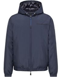 Moncler - Moncler Berguns Reversible Hooded Down Bomber Jacket - Lyst
