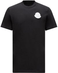 Moncler - Logo Patch T-shirt - Lyst
