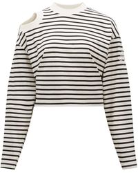 Moncler - Striped Long Sleeve T-shirt - Lyst