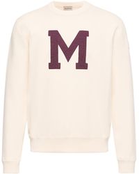 Moncler - Moncler Monogram Cotton Blend Sweater - Lyst