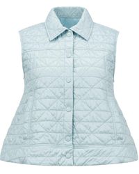 Moncler - Gilet Imbottito Vayres Con Trapuntatura A Diamante, Donna, Taglia - Lyst