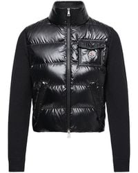 Moncler - Moncler Padded Zip-Up Wool Cardigan - Lyst