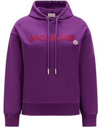 Moncler - Sudadera con capucha y logotipo - Lyst