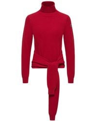 Moncler - Moncler Wool & Cashmere Blend Polo Neck Jumper - Lyst