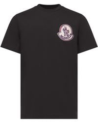 Moncler - Moncler Logo Cotton T-Shirt - Lyst