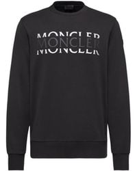 Moncler - Moncler Logo Cotton Jersey Long Sleeve T-Shirt - Lyst