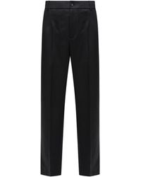 Moncler - Moncler Wool Flannel Tailored Trousers - Lyst