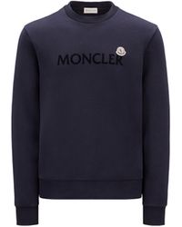 Moncler - Logo Patch Sweatshirt - Lyst