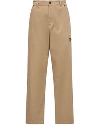 Moncler - Moncler Stretch Gabardine Trousers - Lyst