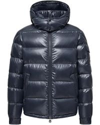 Moncler - Moncler Plumífero Corto Con Capucha Maya, Hombre, Talla - Lyst