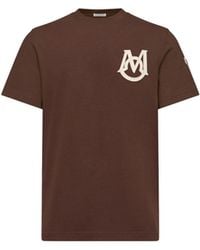 Moncler - Moncler Monogram Cotton T-Shirt - Lyst
