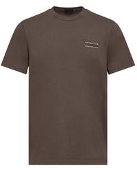 Moncler - Moncler Logo Cotton Jersey T-Shirt - Lyst