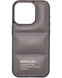 Moncler - Nakoa Leather Phone Case - Lyst