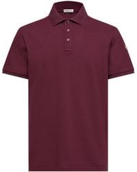 Moncler - Moncler Tricolor-Trimmed Cotton Piquet Polo Shirt - Lyst