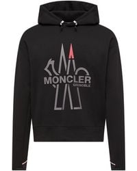 Moncler - Moncler Logo Polartec Hoodie - Lyst