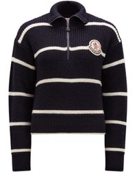Moncler - Maglione dolcevita in lana - Lyst