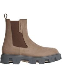 Moncler - Peak City Chelsea-Stiefel Aus Nubuk, Herren, Größe - Lyst