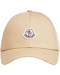 Moncler - Moncler Cotton Gabardine Baseball Cap - Lyst
