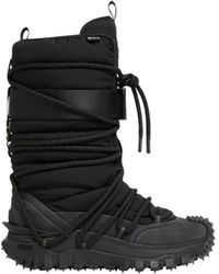 Moncler - Trailgrip Snow Scraper Gtx Padded Nubuck Boots - Lyst