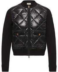 Moncler - Moncler Cotton Padded Cardigan - Lyst