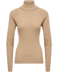 Moncler - Moncler Wool Blend Polo Neck Jumper - Lyst