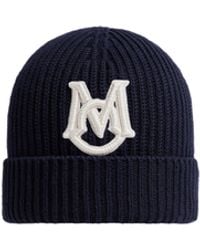Moncler - Embroidered Monogram Beanie - Lyst