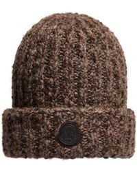 Moncler - Gorro De Mezcla De Lana Y Alpaca, Hombre, Talla - Lyst
