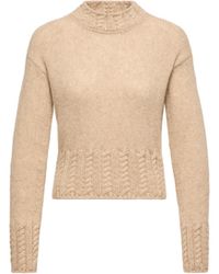 Moncler - Moncler Alpaca Blend Polo Neck Jumper - Lyst