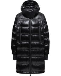 Moncler - Moncler Rochelairs Hooded Long Down Jacket - Lyst