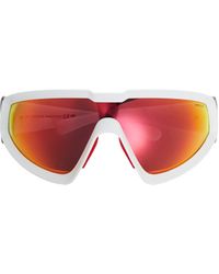 MONCLER LUNETTES - Wrapid Shield Sunglasses - Lyst