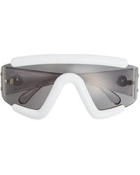 MONCLER LUNETTES - Lancer Shield Sunglasses - Lyst