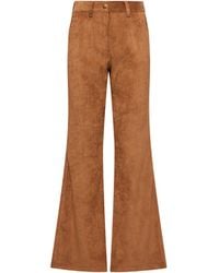 Moncler - Moncler Corduroy Wide Leg Pants - Lyst