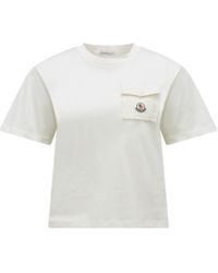 Moncler - T-shirt With Pocket - Lyst