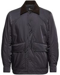 Moncler - Moncler Louron Corduroy-Trimmed Short Down Jacket - Lyst