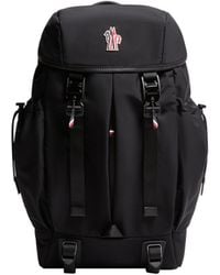 Moncler - Moncler Leather-Trimmed Backpack - Lyst