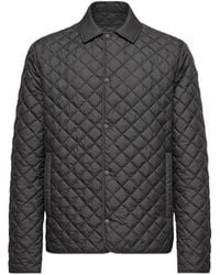 Moncler - Moncler Avrelie Diamond Quilted Padded Shirt Jacket - Lyst