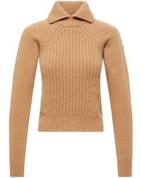 Moncler - Wool & Cashmere High Collar Jumper - Lyst
