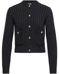 Moncler - Moncler Cotton Padded Cardigan - Lyst