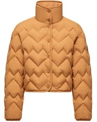 Moncler - Senevee Heart-Quilted Short Down Jacket - Lyst