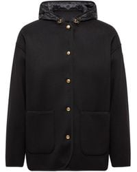 Moncler - Reposse 3-In-1 Wool & Cashmere Short Down Jacket - Lyst