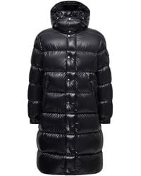 Moncler - Moncler Hanoverian Hooded Square-Quilted Long Down Jacket - Lyst