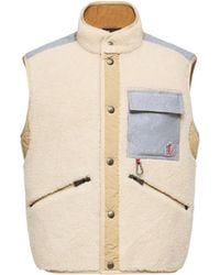 Moncler - Grenoble Logo-Patch Button-Up Gilet - Lyst