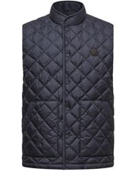 Moncler - Gilet Imbottito Lycope Con Trapuntatura A Diamante, Uomo, Taglia - Lyst