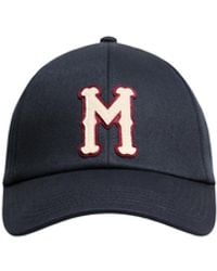 Moncler - Moncler Cotton Gabardine Baseball Cap - Lyst