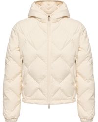 Moncler - Moncler Arvouinne Hooded Triangle-Quilted Short Down Jacket - Lyst