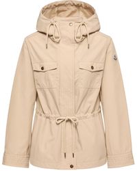 Moncler - Moncler Serin Hooded Cotton Blend Parka - Lyst