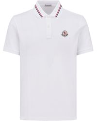 Moncler - Logo Patch Polo Shirt - Lyst