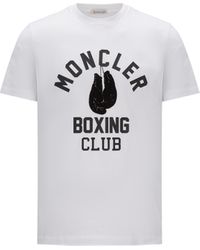 Moncler - Printed Motif T-Shirt - Lyst