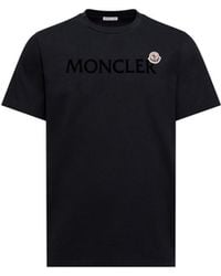 Moncler - T-shirt With Logo, - Lyst